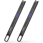 2-Pack USB Rechargeable Electric Plasma Arc Candle Lighter