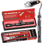 Telescoping Magnet Pickup Tool With 3 LED Flashlight