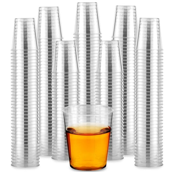 1000-Count Plastic Disposable Shot Glasses, 1.5 Oz