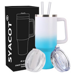 40oz Syacot Stainless Steel Insulated Tumbler with Handle