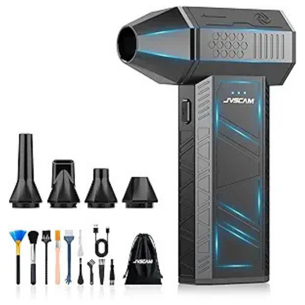 JVSCAM Electric Compressed Air Duster With Brushless Motor