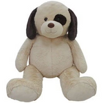 68" Jumbo Dog Plush (Tan)