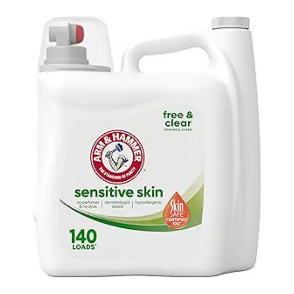 140 Fl Oz Arm & Hammer Free & Clear Liquid Laundry Detergent