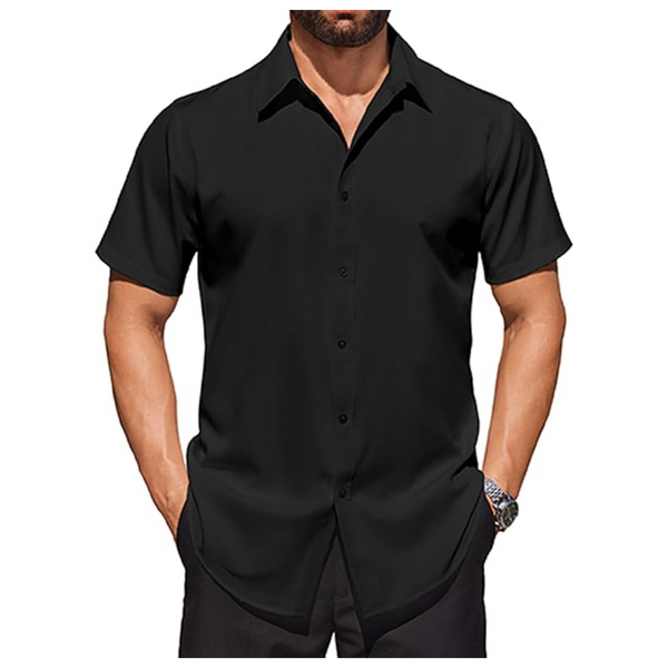COOFANDY Men's Short Sleeve Dress Shirt (Various)