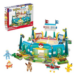 1101-Piece MEGA Pokemon Traning Stadium Building Toy Kit