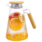 60 Oz 1.8 Liter Glass Water Pitcher With Lid