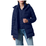 Bernardo Hooded Puffer Jacket With Bib