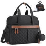 Double-Layer Work Bag For Breastfeeding Mom Fit 15 Laptop