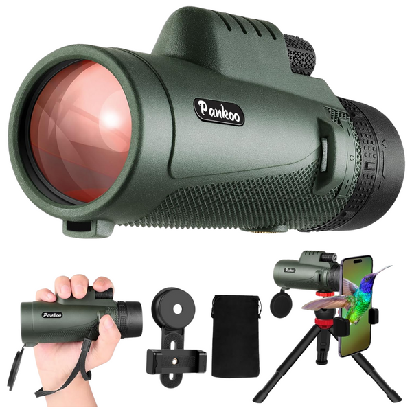 40X60 BAK4 Prism FMC HD Monocular Telescope With Upgraded Tripod