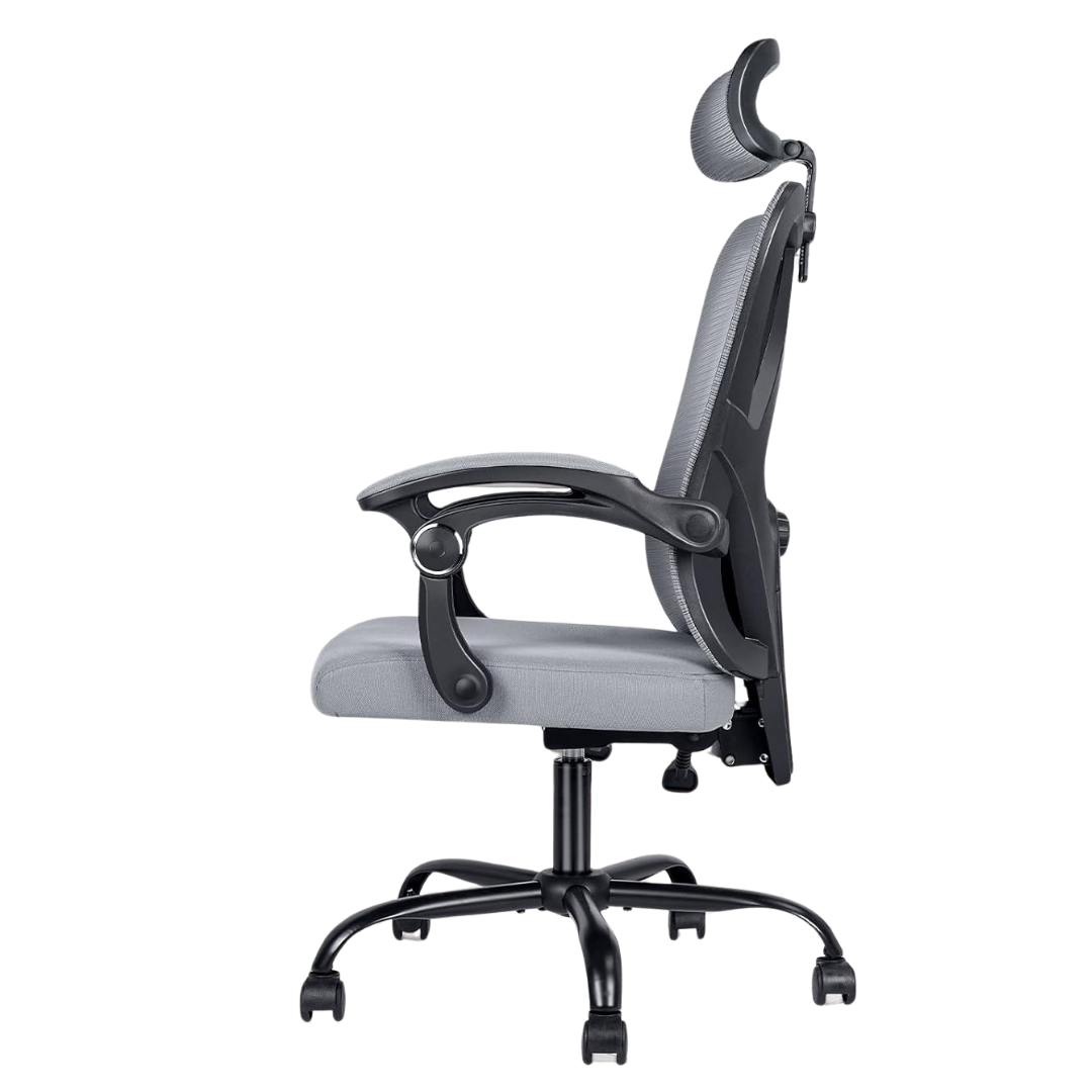 AraSyleon Ergonomic High-Back Office Chair With Headrest