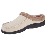 isotoner Men's Lewis Recycled Fleece Lining Clog Slippers