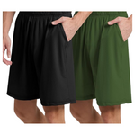 2-Pack Men's Quick Dry Athletic Running Shorts