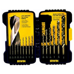 15-Piece Irwin Tools Cobalt Alloy Steel Drill Bit Set