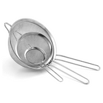 3-Piece Cuisinart Stainless Steel Mesh Strainers Set (Silver)
