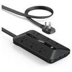 Anker 10-in-1 Flat Plug Power Strip 300J With 6 AC, 2 USB-A And 2 USB-C Ports, 5 Ft Extension Cord