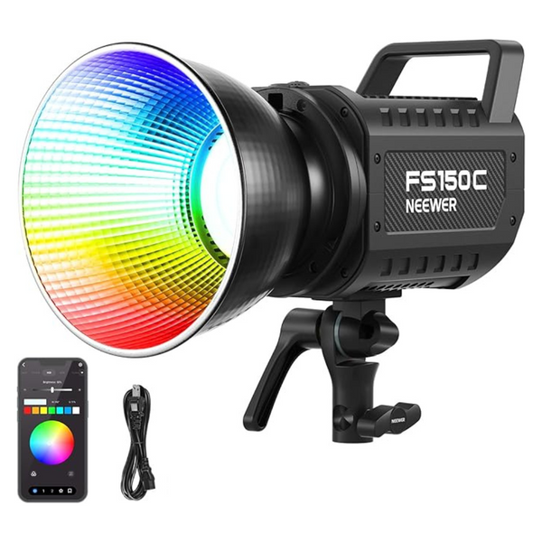 NEEWER 130W RGB LED Video Light with APP/2.4G Wireless Control