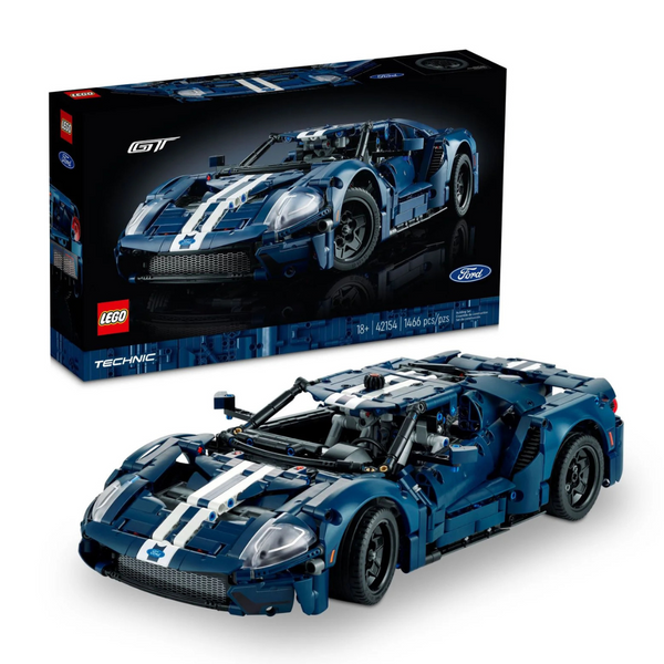 1466-Piece LEGO Technic 2022 Ford GT 42154 Car Model Kit