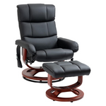 Homcom Massage Recliner Chair With Ottoman