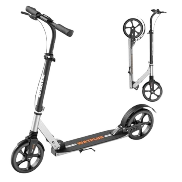 Wayplus Foldable Kick Scooter With Max Load 240lbs