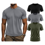 3-Pack Neer Men's Big And Tall Short Sleeve Cotton Basic Casual T-Shirts