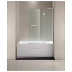 Schon Mia 40" x 55" Semi-Framed Hinge Tub And Shower Door