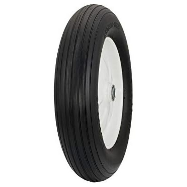 Marathon 4.80/4.00-8" Flat Free Tire On Wheel