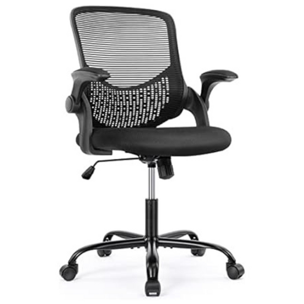 Olixis Ergonomic Home Office Chair With Flip-Up Arms