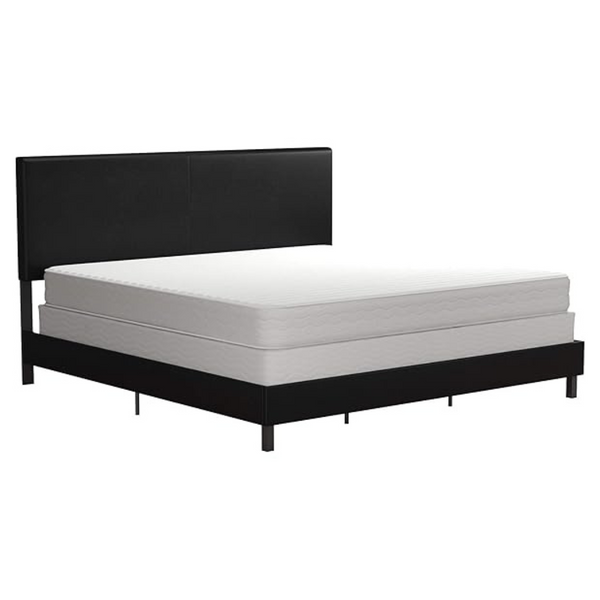 DHP Janford Upholstered Platform Bed With Vertical Stitching (King)