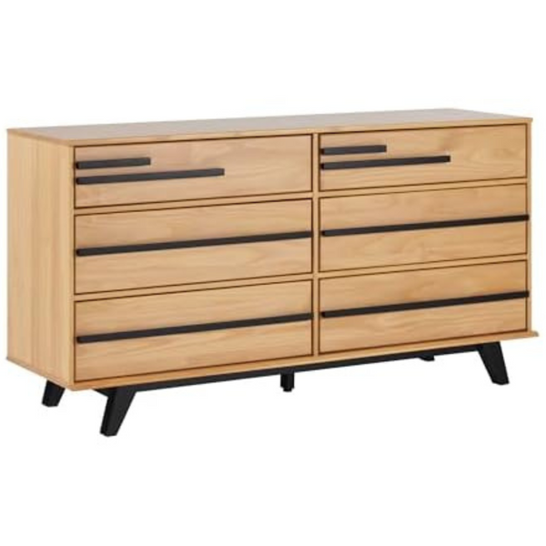 Walker Edison Solid Wood 6-Drawer Dresser