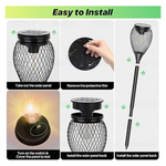 4-Pack Hakol Outdoor IP65 Waterproof Solar Lights