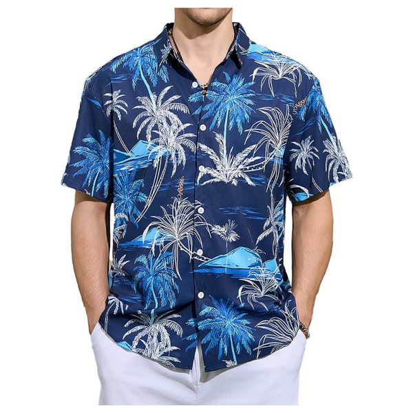 Men's Hawaiian Tropical Beach Shirts (Various)