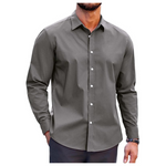 COOFANDY Men's Slim Fit Long Sleeve Solid Dress Shirt