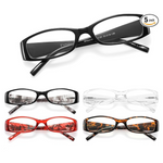 5 Pack Blue Light Blocking Unbreakable Reading Glasses