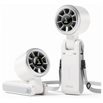 Diveblues 4000mAh Portable Rechargeable Mini Turbo Fan (White)