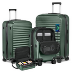 4 Pieces Suitcase With Spinner Wheels TSA Lock
