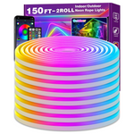 150 Ft Neon IP65 Flexible Led Rope Lights Control With Remote