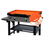 36" x 21" HHSME Blackstone Silicone Griddle Cover (Orange)