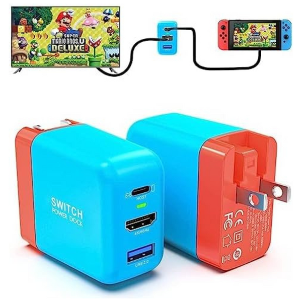 Mirabox 36W Charger For Nintendo Switch With USB-C Cable
