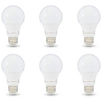 6-Pack Amazon Basics 6W (40W equiv) Non-Dimmable A19 LED Light Bulbs