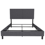 DHP Queen Size Janford Upholstered Bed With Adjustable Headboard