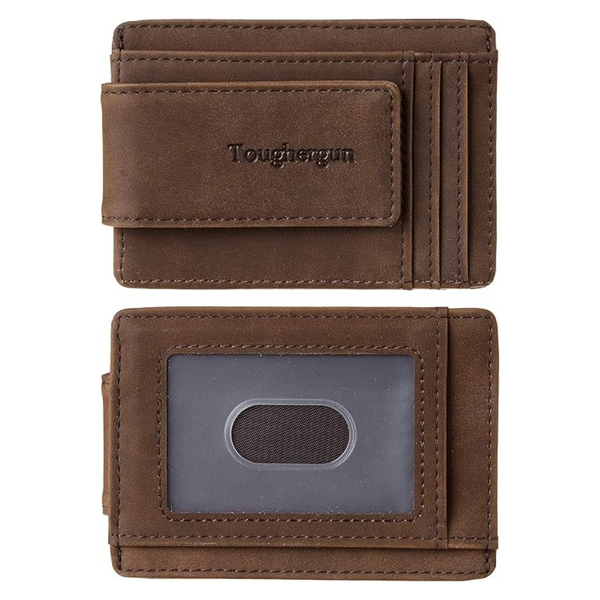 Men's RFID Blocking Genuine Leather Magnetic Wallet (Various)