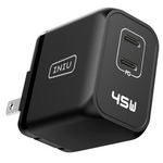 45W INIU Dual USB-C Ports GaN II Foldable Wall Charger