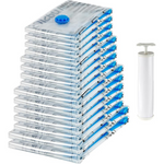 15-Pack Amazon Basics Vacuum Compression Storage Bags W/ Hand Pump