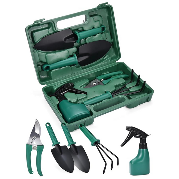 5-Piece 2wayz Durable Garden Tool Set W/ Portable Box