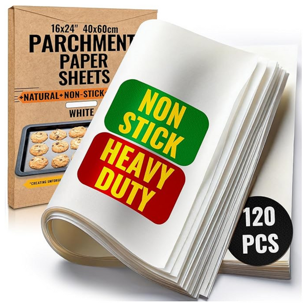 120-Piece 16" x 24" Parchment Paper Sheets