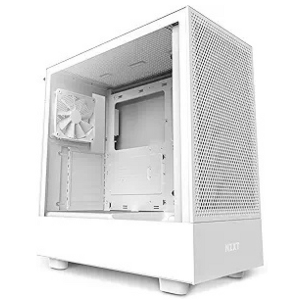 NZXT H5 Flow Compact ATX Mid-Tower PC Gaming Case With 2x 120mm Fan