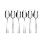 Set Of 6 Oneida 18/0 Stainless Steel Aptitude Flatware Spoons