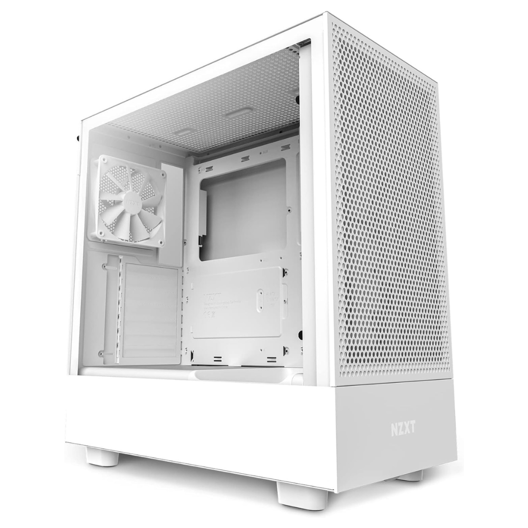NZXT H5 Flow Compact ATX Mid-Tower PC Gaming Case With 2x 120mm Fan