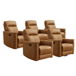 Set Of 5 Evoleht 31.5" Modern Upholstered Swivel Recliner