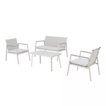 4-Piece StyleWell Crystal Cape Metal Patio Conversation Set